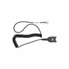 SENNHEISER Bottom cable: EasyDisconnect to Modular Plug - Coiled cable - wiring code 08 To be used for direct connection to some phones