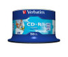 VERBATIM CD-R 700MB 50Pk White InkJet 52x