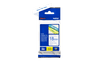 Brother 3/4" (18 mm) Blue on White TZe P-Touch Tape for Brother PT-1900, PT1900 Label Maker. Laminated tape for indoor and outdoor use. Eco-friendly packaging