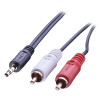 LINDY 2m 3.5mm-RCA Audio