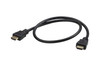 ATEN 0.6m 4K HDMI High Speed Ethernet cable, supports up to 4096 x 2160 @ 60Hz, High quality tinned copper wire with Gold-plated connectors