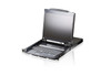 ATEN Rackmount Dual Rail LCD Console VGA PS/2-USB w/ 19' LCD Display, 1x Custom KVM Cable Included, 1280x1024@75hz Display, LED Illumination