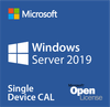 MICROSOFT Windows Server Remote Desktop 2019 Device CAL, OLP 1 License No Level, RDS, RDP Volume Licence