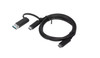LENOVO 4X90U90618 USB cable 1 m USB 3.2 Gen 1 3.1 Gen 1 USB A/USB C USB C Black - L-NBL-4X90U90618 shop at AUSTiC 3D Shop