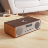 MAJORITY Majority Oakington Bluetooth, DAB Radio & CD Player-Walnut