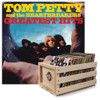 UNIVERSAL MUSIC Crosley Record Storage Crate & TOM PETTY GREATEST HITS - DOUBLE VINYL ALBUM Bundle