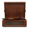 CROSLEY Crosley Voyager Brown Croc - Bluetooth Portable Turntable  & Record Storage Crate - IW-CR8017BSC-BR4 shop at AUSTiC 3D Shop