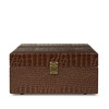 CROSLEY Crosley Voyager Brown Croc - Bluetooth Portable Turntable