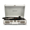 CROSLEY Crosley Cruiser White Sands - Bluetooth Turntable & Black GPO Bluetooth Speaker - IW-CR8005FBS-WS4 shop at AUSTiC 3D Shop