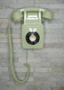 GPO RETRO GPO 746 WALL MOUNTED PUSH BUTTON TELEPHONE - GREEN