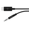 BELKIN RockStar™ 3.5mm Audio Cable with USB-C™ Connector - Black- Play audio from a USB-C iPad or Android device through your car stereo or home sound