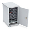 LapCabby Lyte 20 Mobile Phone Single Door | 20-Device Wall or Desk Mounted USB Charging Cabinet up to 7"; -Horizontal