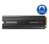 SAMSUNG 980 Pro 1TB NVMe SSD with Heatsink 7000MB/s 5000MB/s R/W 1000K/1000K IOPS 600TBW 1.5M Hrs MTBF M.2 2280 PCIe 4.0 Gen4 3-bit MLC V-NAND 5yrs