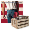 Crosley Record Storage Crate Buce Springsteen Born In The U.S.A Vinyl Album Bundle