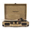 Crosley Cruiser Bluetooth Portable Turntable - Gold + Bundled Crosley Portable Bluetooth Speaker - Black