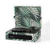 Crosley Voyager Bluetooth Portable Turntable - Botanical + Bundled Crosley Portable Bluetooth Speaker - Black