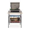 Crosley Voyager Bluetooth Portable Turntable + Crosley Wiltshire Stand Bundle - Grey