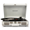 Crosley Cruiser Bluetooth Portable Turntable + Entertainment Stand Bundle - White Sands
