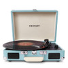 Crosley Cruiser Bluetooth Portable Turntable + Entertainment Stand Bundle - Turquoise