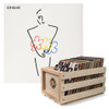 Crosley Record Storage Crate & Icehouse - Man Of Colours - Vinyl Album Bundle