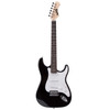 RockJam Electric Guitar Superkit with 10-watt Amp, Gig Bag, Picks & Online Lessons 6 String Pack - Black