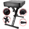 RockJam Adjustable Padded Keyboard Bench - Black