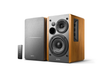 EDIFIER R1280T - 2.0 Bluetooth Lifestyle Bookshelf Speakers Brown - 3.5mm AUX/Dual RCA, 42W, MDF Wooden Enclosure