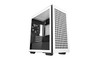 DEEPCOOL CH370 WH M-ATX Case, 120mm Rear Fan Pre-Installed, Headphone Stand, up to 360mm Radiators, 2 Switching front panels