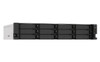 QNAP 12-bay rackmount NAS, AMD Ryzen V1000 series V1500B 4C/8T 2.2GHz, 8GB DDR4 RAM  (max. 64GB total, optional ECC RAM support), 2 x 2.5GbE LAN