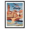  Wall Art's TWA Italy Large 105cm x 81cm Framed A1 Art Print 