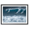  Wall Art's Big Wave Surfers Large 105cm x 81cm Framed A1 Art Print 