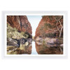  Wall Art's West Macdonnell Ranges River Large 105cm x 81cm Framed A1 Art Print 