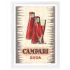  Wall Art's Campari 3 Large 105cm x 81cm Framed A1 Art Print 