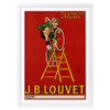  Wall Art's J B Louvet Large 105cm x 81cm Framed A1 Art Print 