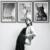  Wall Art's Chanel Bottle Large 105cm x 81cm Framed A1 Art Print 