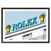  Wall Art's Rolex Sign Large 105cm x 81cm Framed A1 Art Print 