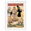  Wall Art's Ambassadeurs Les Minstrels Parisiens Large 105cm x 81cm Framed A1 Art Print 