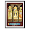  Wall Art's Ravenna Italia Large 105cm x 81cm Framed A1 Art Print 