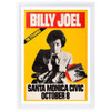  Wall Art's Billy Joel - Santa Monica Civic - 1977 Large 105cm x 81cm Framed A1 Art Print 
