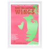  Wall Art's Paul Mccartney - Wings - 1972 Large 105cm x 81cm Framed A1 Art Print 