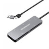  SIMPLECOM CR407 5-Slot SuperSpeed USB 3.0 and USB-C to CFast/CF/XD/SD/MicroSD Card Reader 