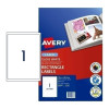 Avery AVERY Gloss Label  L7767 1UP Pack of 25
