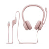  LOGITECH H390 Wired USB Headset - Rose 