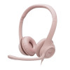  LOGITECH H390 Wired USB Headset - Rose 