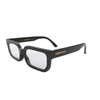  London Mole Icy Blue Blocker Glasses Matte Black 