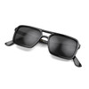  London Mole Spy Sunglasses Gloss Black / Black 