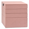  Cassandra's Medium 4 Tray Jewellery Box - The Jade Collection - Pink 