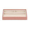  Cassandra's Medium 4 Tray Jewellery Box - The Jade Collection - Pink 