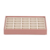  Cassandra's Medium 4 Tray Jewellery Box - The Jade Collection - Pink 