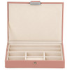  Cassandra's Mini 2 Tray Jewellery Box - The Dylan Collection - Pink 